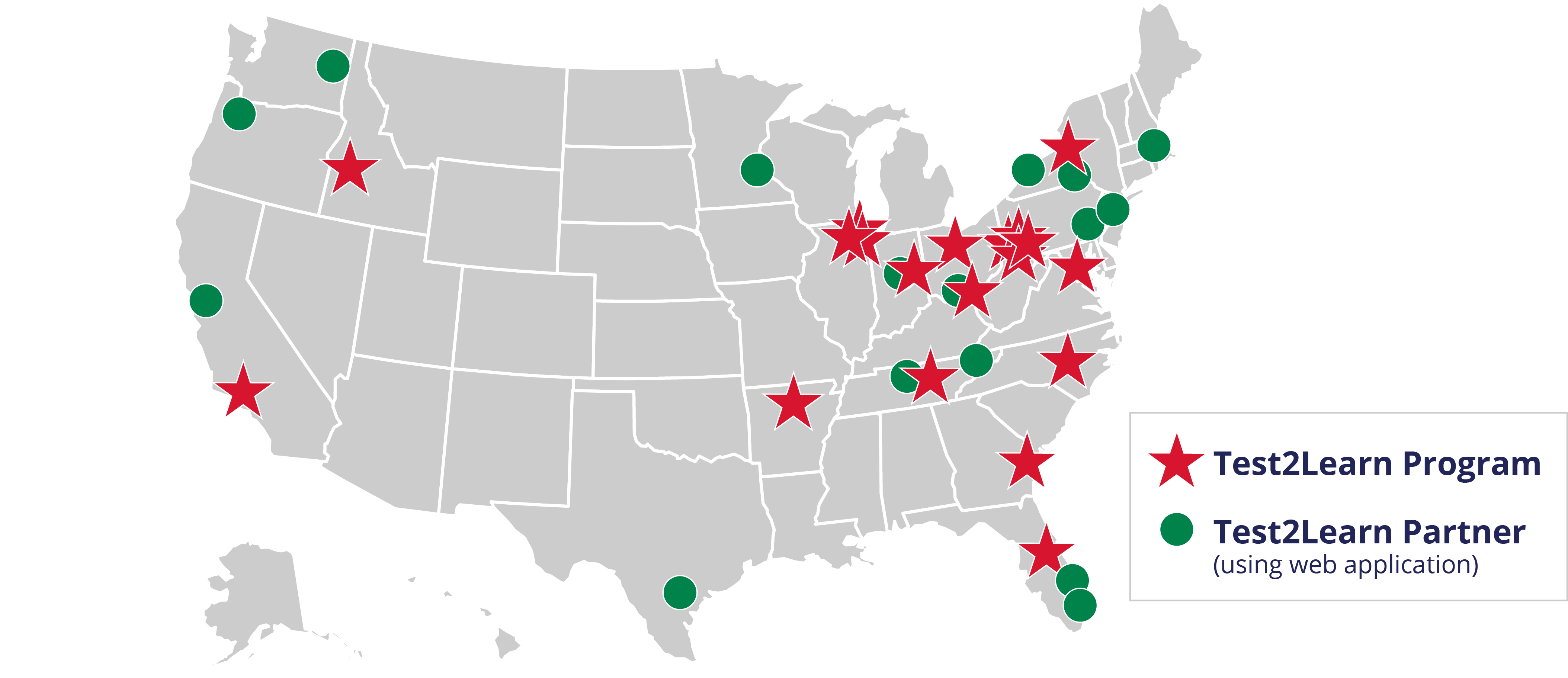 Past Program map